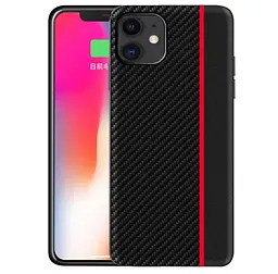 Чохол накладка Primolux CFC для Apple iPhone 11 Black&Red - мініатюра 4