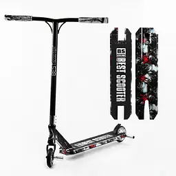 Самокат трюковий Best Scooter 72х13х58 см Різнобарвний 000231670 - мініатюра 2