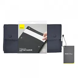 Сумка чохол 16 дюймів Baseus Folding Series Laptop Sleeve - мініатюра 4