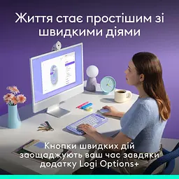 Миша Logitech POP Mouse with Emoji Lilac (910-007414) - мініатюра 4