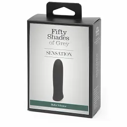 Вібратор Fifty Shades of Grey Sensation Bulle 8.6 см чорний - мініатюра 5