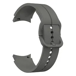 Ремінець силіконовий BeWatch NEO для Samsung Galaxy Watch 4/5/6 20 мм Сірий (101neo08) - мініатюра 2