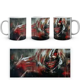Кухоль GeekLand Tokyo Ghoul Токійський гуль темний силует TG.02.038 330 мл білий - мініатюра 2