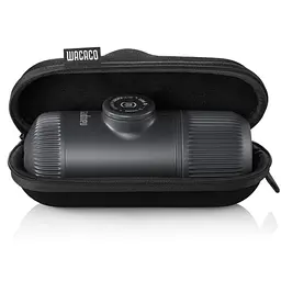 Портативна еспресо-кавоварка Wacaco Nanopresso сіра з чохлом, механічна, для меленої кави - мініатюра 4