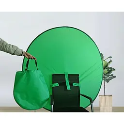 Фон хромакей на спинку стільця AC Prof 4607 140cm Green/Blue [168767] - мініатюра 3
