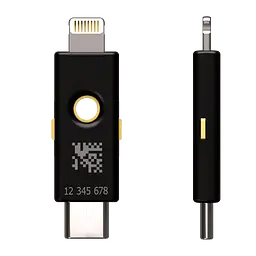 Апаратний ключ Yubico Yubikey 5Ci USB Type-C, Lightning (683072) - мініатюра 3