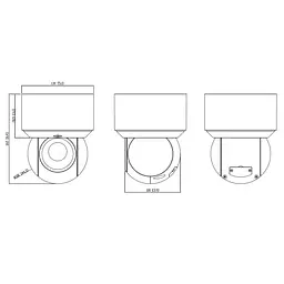 IP PTZ-відеокамера 4Mp TVT TD-8343IE3N (A/PE/04M/AR5) f=2.8-12mm 4x (77-00304) - мініатюра 2