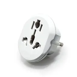 Перехідник мережевий EU Plug Adapter №18 16А White