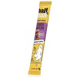 Ласощі для котів Half & Half у формі м'ясних паличок з качкою 5 г