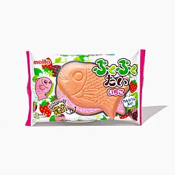 Вафлі Meito Puku Puku Tai Strawberry японські 17 г
