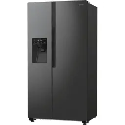 Холодильник Gorenje SBS 179х70х92 см 2 двері 376(190) л А++ NF+ Інв. диспенсер генератор льоду Зовн. Диспл чорний - мініатюра 2