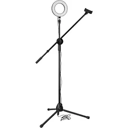 Штатив з кільцевої лампою Gelius Pro Portable Tripod Kit LED Stork GP-PT-002