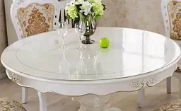 М'яке скло Прозора силіконова скатертина на стіл Soft Glass Захист для меблів 2.7х1.0м (товщина 1.5 мм) - мініатюра 8