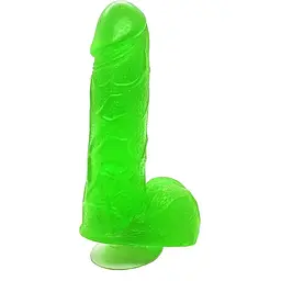 Крафтове мило-член із присоскою Чистий Кайф Green Size S