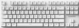 Клавіатура дротова GamePro Genesis Joker Outemu Red Swithes USB White (MK124W)