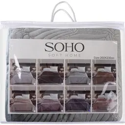 Покривало Soho Velvet 200х220 см Graphite (A120076) - мініатюра 3