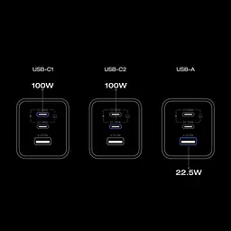 Мережевий зарядний пристрій EcoFlow RAPID Pro Charger 100W (EFA-100W-GAN-CHARGER-EU) [143062] - мініатюра 5