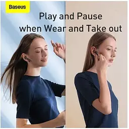 Навушники Baseus Encok True Wireles W05 Bluetooth білі (NGW05-02) - мініатюра 2