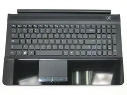 Клавіатура для Samsung RC510, RC520, BA75-03029C (RU Black в комплекті з верхньою кришкою, динаміками та тачпадом). Оригінал.