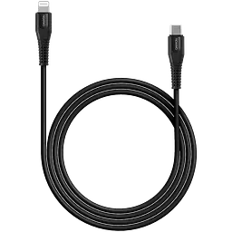Кабель Lightning Canyon USB Type-C/Apple Lightning Чорний 1.2m (CNS-MFIC4B) - мініатюра 2