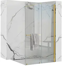 Душова стінка Rea Cortis 120 gold REA-K8485 - мініатюра 2