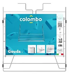 Сушарка для білизни навісна Colombo Gouda 9 (ST199) - мініатюра 5
