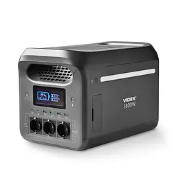 Портативна зарядна станція VIDEX OASIS 1800W 1229Wh (VPS-SG1-1KW8) VIDEX (28325-000)