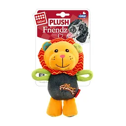 Іграшка для Собак Gigwi Plush Friendz Левеня з пищалкою 16х8х8 см - мініатюра 5