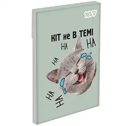 Блокнот Yes Emotional Cat А7 48 аркушів клітинка 1 шт. в асортименті (152578) - мініатюра 3