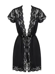 Халат Obsessive 810 L/XL чорний - мініатюра 5