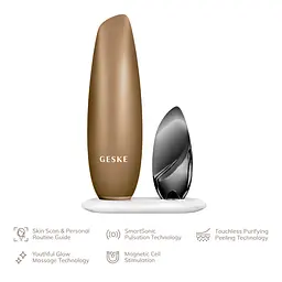 Безконтактна магнітна пілінг-маска GESKE Touchless Magnetic Peeling Mask 5 в 1 сіра - мініатюра 2