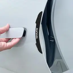 Захисні протиударні смуги Haval на краю дверей 16х147 мм Гума (наклейки) Чорний 4 шт - мініатюра 2