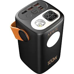 Повербанк Make 60000 mAh 100W PD+QC Black (MPB-601BK) - мініатюра 2