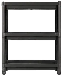 Етажерка 3-х ярусна Violet House 6015 Long Shelf 3 GREY 54х18х67 см (7249027) - мініатюра 3