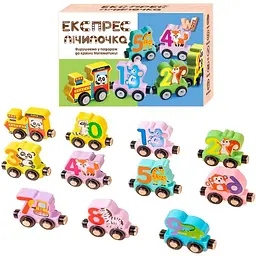 Потяг магнітний WToys 42391 Різнокольоровий