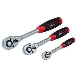 Набір насадок торцевих і біт Ultra 1/4", 3/8", 1/2" 216 шт CrV Taiwan (6003262) - мініатюра 5