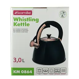 Чайник із свистком Kamille KM-0864 3.0 л - мініатюра 9
