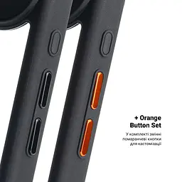 Чехол Apple iPhone 17 Air, Unit MagSafe, черный, прозрачный, магсейф, противоударный, магнитный, панель-накладка с поддержкой MagSafe, с поддержкой беспроводной зарядки, TPU+PC, защита всего корпуса, ударопрочный, ArmorStandart (ARM90582) - мініатюра 5