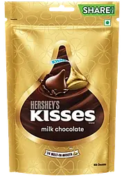 Шоколадні цукерки Hershey's Kisses Milk Chocolate 100.8г