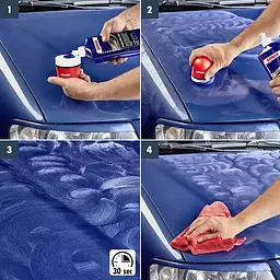 Поліроль Sonax Polish & Wax Color NanoPro, з воском кольоровий, синя, 250 мл - мініатюра 4