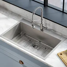 Комплект кухонний Kraus Stark KCA-1102, Нержавіюча сталь - мініатюра 3