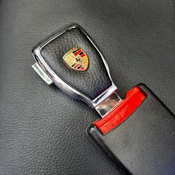 Заглушка перехідник ременя безпеки з логотипом Porsche 1 шт - мініатюра 5