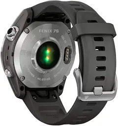 Смарт-годинник Garmin Fenix 7S Silver with Graphite Band [010-02539-00/01] [77744] - мініатюра 4