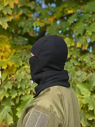 Флісова балаклава Чорна - мініатюра 2