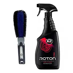 Набір для миття дисків та ковпаків: K2 Roton Pro 750мл + щітка K2 Brush For Wheel Rim(na_163)