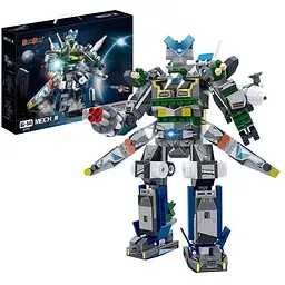 Конструктор-трансформер BanBao Mech 3 Воїн ET711 Різнокольоровий