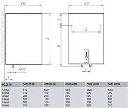 Водонагрівач Gorenje OGBS 50 SMV9 (OGBS 50 E5) (515754) - мініатюра 2