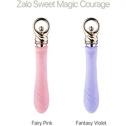 Вібратор для точки G із підігрівом Zalo Sweet Magic Courage Fantasy Violet - мініатюра 8