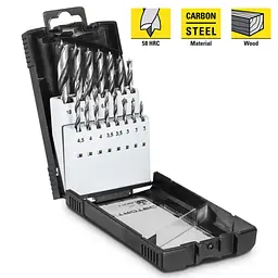Набір свердел по дереву Trotec 15 pieces Wood Drill Set (6200001101) - мініатюра 5