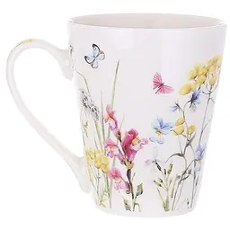 Чашка BonaDi Floral 2 біла 325 мл (BDI-311-1032)